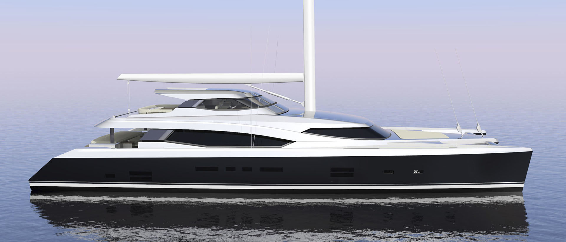 Superyate de vela de lujo catamarán W 120 Warwick Yacht Design de