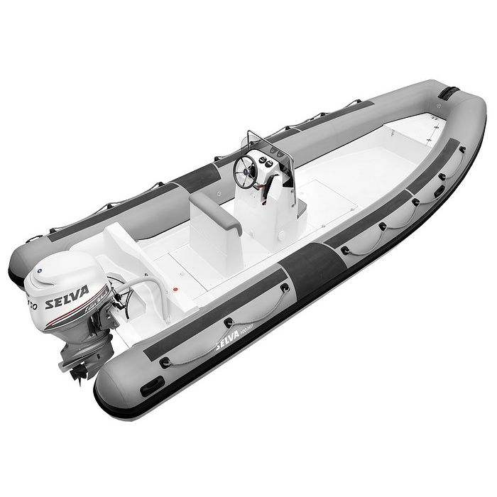 Barco Utilitario Pro Selva Marine Ribs Fueraborda