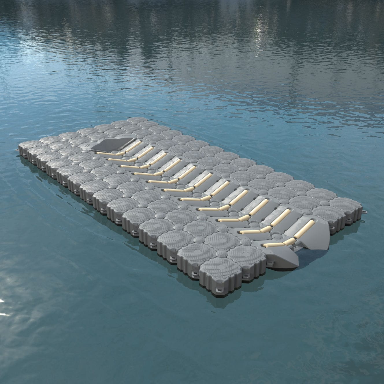 Pantal N Flotante Marinefloor Europe Modular Para Amarre En Seco