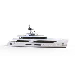 megayate de crucero / raised pilothouse