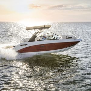 deck-boat intraborda / 14 personas máx. / con solárium / con T-top