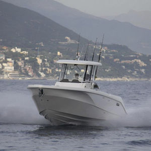barco open fueraborda / bimotor / de pesca deportiva / 14 personas máx.
