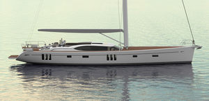 yate de vela de crucero / con deck saloon / con 5 camarotes / con bauprés