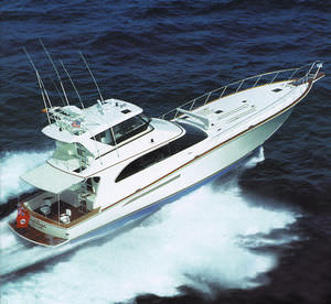yate a motor de pesca deportiva / con fly / de desplazamiento / a medida