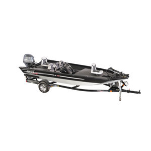 bass boat fueraborda / con consola lateral / de pesca deportiva / 4 personas máx.