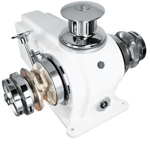 molinete para yate / horizontal / eléctrico / tambor doble