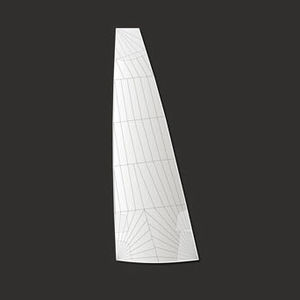 vela mayor / para velero de regata / corte triradiale / de carbono