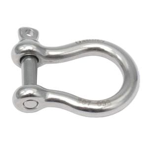 grillete para velero con eje imperdible / lira / forjado / de acero inoxidable