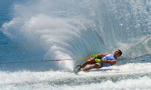 esquí acuático de slalom / de carbono