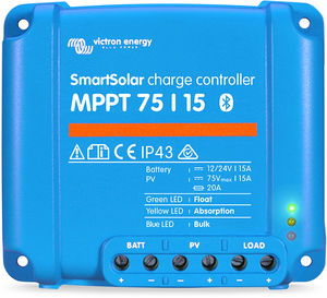 controlador de carga para batería / para panel solar / de barco