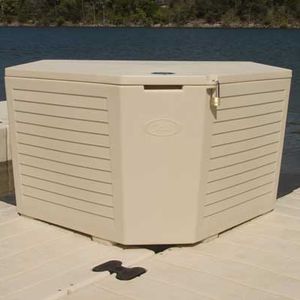 caja de almacenamiento para pantalán