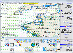 software de navegación / para barco