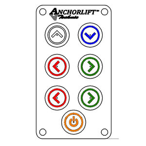 panel de mando para barco / para hélices / de proa / de molinete