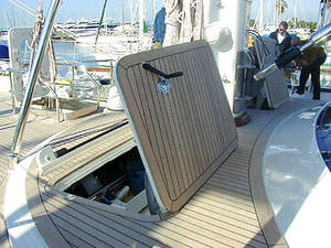 escotilla rectangular / para yate / abrible