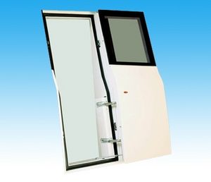 puerta para barco / deslizante integrada / estanca