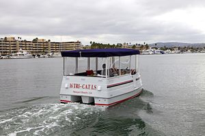 barco pontón eléctrico / 9 personas máx.