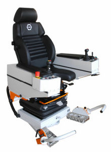 asiento piloto / para buque / con puesto de mando incorporado / respaldo alto