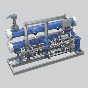 sistema de tratamiento de aguas de lastre / para buque