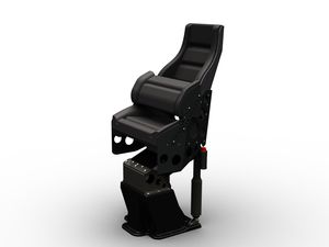 asiento piloto / para barco / con reposabrazos / con suspensión