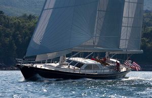 yate de vela de crucero / clásico / con popa abierta / queche