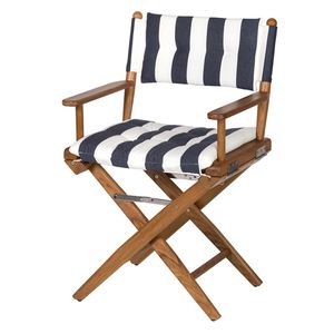 silla tipo director de cine para barco / plegable / de madera