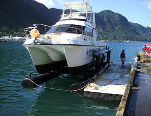 ascensor de barcos / para catamarán / flotante