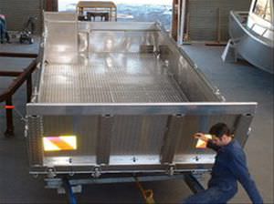 barco de desembarco fueraborda / de aluminio