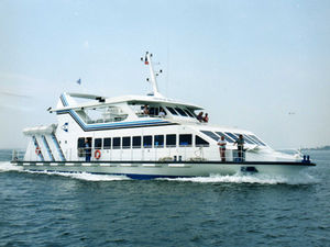 barco de visión submarina / intraborda