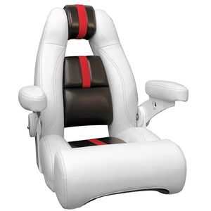 asiento envolvente / para barco / con reposabrazos / respaldo alto