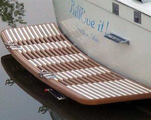 plataforma de baño / para barco / fija / a medida