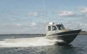 barco de pesca costera intraborda / de aluminio