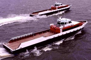 buque de servicio offshore de transporte de tripulación / de alta velocidad