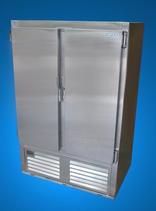 congelador para buque / armario / de acero inoxidable
