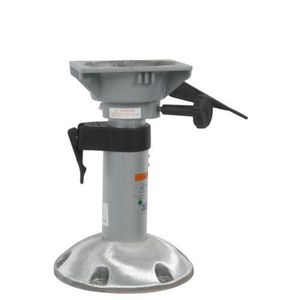 pie para asiento piloto ajustable / para barco / de metal