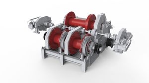 chigre para buque / de remolcado / para maniobrar anclas / con motor hidráulico