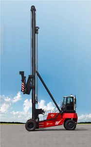 carretilla para contenedores vacía / con spreader lateral