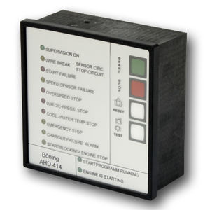 sistema de arranque y parada para motores diésel de propulsión para yates y buques (con sistema de alarma)