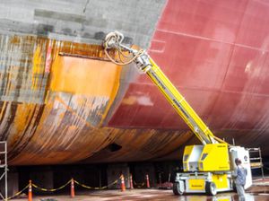 limpiador de alta presión para astillero naval / móvil / motor diésel / para carenadura flotante