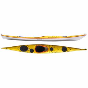 kayak cerrado / rígido / de mar / 1 plaza