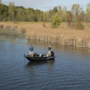 bay boat fueraborda / con doble consola