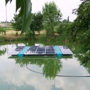 plataforma para huerto solar fotovoltaico / flotante / modular