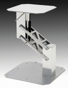 pie de mesa para barco ajustable / telescópico / de aluminio