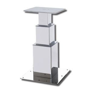 pie de mesa para barco eléctrico / telescópico / de acero inoxidable