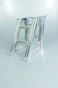 soporte elevador de motor para barco / de acero inoxidable
