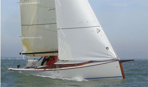 monocasco / day-sailer / de crucero costero / con popa abierta