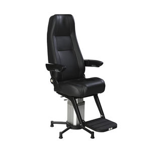 asiento piloto / para buque / con reposabrazos / respaldo alto