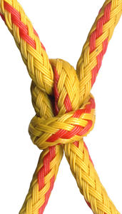 cordaje para red de pesca / simple trenzada / para barco de pesca profesional / alma de polietileno