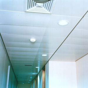 panel sándwich para techo de buque / de aislamiento térmico / lana mineral / de acero