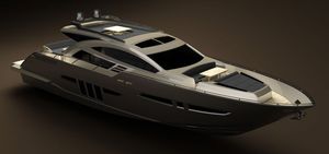 yate a motor de crucero / con hard-top / de desplazamiento
