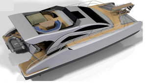 yate a motor catamarán / de pesca deportiva / con hard-top